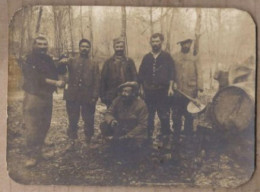 PHOTOGRAPHIE MILITARIA - TB PLAN GROUPE MILITAIRES Dont CHASSEURS ALPINS " A LA SOUPE " - Regimente