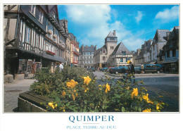QUIMPER Les Vieilles Maisons De La Place Terre Au Duc 23(scan Recto Verso)MF2722 - Quimper