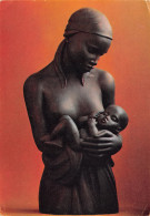 COTE D' IVOIRE  ABIDJAN Maternité BAOULE Bronze De Pierre Meauze  8 (scan Recto Verso)MF2722TER - Ivoorkust