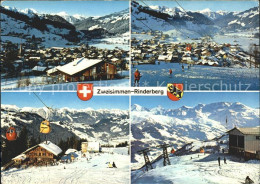 11856538 Zweisimmen Panorama Gondelbahn Berghaus Gobeli Rinderberg Zweisimmen - Autres & Non Classés