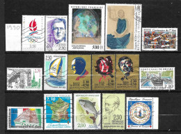 Entre 2632 Et 2671 Lot De 16 Timbres (1990) Oblitéré - Used Stamps