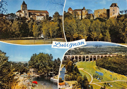 LUSIGNAN L'église Le Chateau La Vonne Le Camping  30 (scan Recto Verso)MF2724VIC - Lusignan