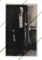 LIEGE - Carte De Présentation Du Musicien François THYSSE Envoyée Au Commissaire De Police De Jemeppe En 1931 ( B375 ) - Muziek En Musicus