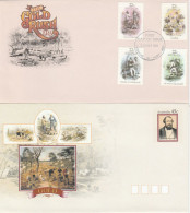 Australie FDC 1981 Entier 2001 Ruée Vers L' Or  Australia Gold Rush FDC 1981 Stationery 2001 - Minéraux