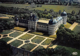 VALENCAY   Le Chateau Et Les Jardins Vue Aerienne  27 (scan Recto Verso)MF2726UND - Andere & Zonder Classificatie