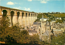 MORLAIX L Eglise Sainte Melaine Et Le Viaduc 15(scan Recto Verso)MF2727 - Morlaix