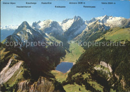11856390 Alpstein Blick Vom Hohen Kasten Mit Saentiskette Und Saemtisersee Alpst - Sonstige & Ohne Zuordnung