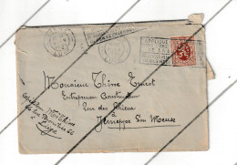 Lettre Envoyée De Liège à Mr. Ernest THYSSE, Entrepreneur à Jemeppe/ Meuse En 1931 ( B375 ) - 1900 – 1949