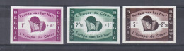 Belgique - COB 1090 / 92 - NON Dentelé - Idées Européennes - Tirage 240 - - 1941-1960