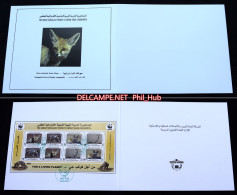 LIBYA 2008 WWF Fox (Libya Post BOOKLET) - Brieven En Documenten