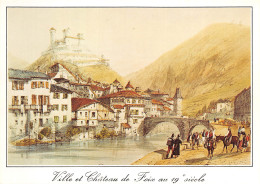 09  FOIX Vue Générale Lithographie De William Olivier   17 (scan Recto Verso)MF2734BIS - Foix