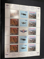 2-5-2024 (stamp) Australia Cinderella - Royal Flying Doctor Service Of Australia (Specimen) Aircraft / Aviation (0181) - Airplanes