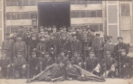 Soldat Officier Militaire Armée Belge Coutances 1917 Section Du 10è Cie 2° Pel. Dont J Pierard De Namur Photo Carte - Krieg, Militär