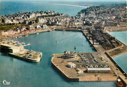 GRANVILLE Vue Aerienne Le Port Et Le Bassin Des Yachts 12(scan Recto Verso)MF2735 - Granville