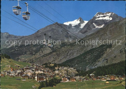 11856232 Saas-Fee Mit Luftseilbahn L?ngfluh Fletschhorn Und Lagginhorn Saas-Fee - Sonstige & Ohne Zuordnung