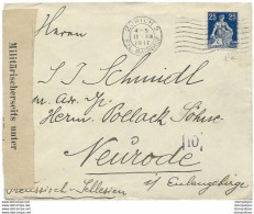 221 - 39 - Enveloppe Envoyée De Suisse En Silésie 1917 - Censure - WO1