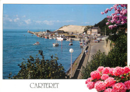 BARNEVILLE CARTERET La Promenade Le Port Et Les Dunes 12(scan Recto Verso)MF2739 - Barneville