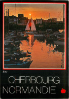 CHERBOURG Le Bassin Des Yachts Au Couchant 18(scan Recto Verso)MF2739 - Cherbourg