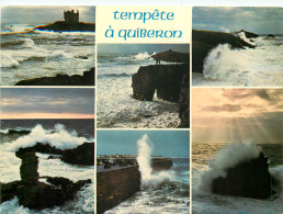 LA PRESQU ILE DE QUIBERON Tempete Sur La Cote Sauvage 2(scan Recto Verso)MF2740 - Quiberon