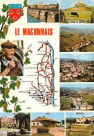 MACON Carte Du Maconnais  39 (scan Recto Verso)MF2740UND - Macon