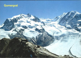 11856122 Gornergrat Zermatt Mit Monte Rosa Und Lyskamm Gornergrat Zermatt - Sonstige & Ohne Zuordnung