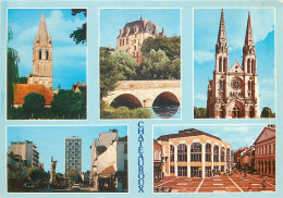 CHATEAUROUX 1ere Ville Fleurie D Europe Abbaye De Deols Chateau Raoul 10(scan Recto Verso)MF2742 - Chateauroux