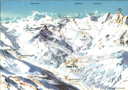 11856093 Saas-Fee Mit Saas Grund Und Saas Almagell Saas-Fee - Otros & Sin Clasificación