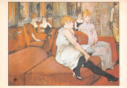 Tableau  TOULOUSE LAUTREC Au Salon De La Rue Des Moulins  45 (scan Recto Verso)MF2742UND - Malerei & Gemälde