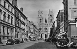 ORLEANS Rue Jeanne D'arc Et La Cathédrale  12 (scan Recto Verso)MF2742VIC - Orleans