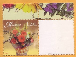 2009 2013 Moldova Personalized Postage Stamps, Issue 1.  SAMPLES. Wildflowers  1v  Mint - Moldavia