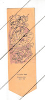 Marque-pages, Signet  - Illustration Art Nouveau - " Hyménée " 1899 D'Auguste Javaux 1865 / 1916( B375 ) - Bookmarks