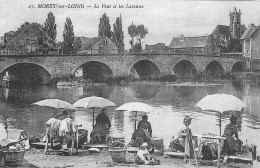 45 MORET SUR LOING Pont Et Laveuses  37 (scan Recto Verso)MF2748TER - Andere & Zonder Classificatie