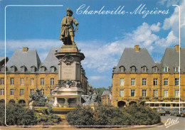 CHARLEVILLE MEZIERES  Statue De Charles De Gonzague  4 (scan Recto Verso)MF2748UND - Charleville