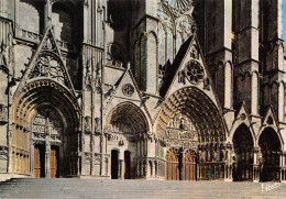 BOURGES La Cathédrale  Les Cinq Portails De La Facade Occidentale 11 (scan Recto Verso)MF2752TER - Bourges