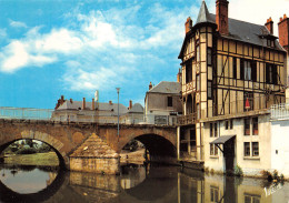 18 VIERZON Maisons Et Pont Au Bord De L'Yevre  48 (scan Recto Verso)MF2752TER - Vierzon