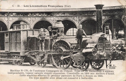 TRANSPORTS - Les Locomotives Françaises - Animé - Carte Postale Ancienne - Autres & Non Classés