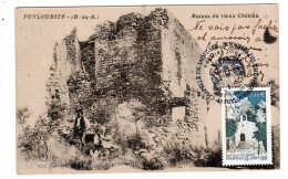 Puyloubier , Ruines Du Vieux Chateau , Premier Jour - Sonstige & Ohne Zuordnung