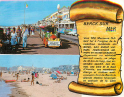 BERK PLAGE Le Petit Train Sur L Esplanade 15(scan Recto Verso)MF2755 - Berck
