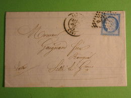 DN20 FRANCE  LETTRE  1875  ALENCON A LILLE   +N°60 ++ AFF.   INTERESSANT+ ++++ - 1849-1876: Classic Period