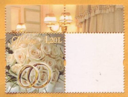 2009 2013 Moldova Personalized Postage Stamps, Issue 1.  SAMPLES.  Wedding Invitation  1v  Mint - Moldavie
