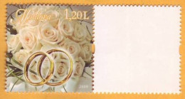 2009 2013 Moldova Personalized Postage Stamps, Issue 1.  SAMPLES.  Wedding Invitation  1v  Mint - Moldavie