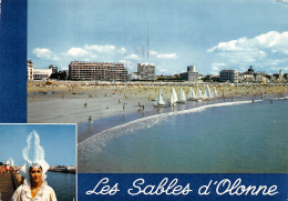 LES SABLES D' OLONNE  Coiffe Sablaise Et Plage  2 (scan Recto Verso)MF2758UND - Sables D'Olonne