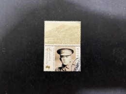 2-5-2024 (stamp) Australia - 1 Used (scarcely Seen Genuinly Postally Used With Tab) 45 Cent Military - Gebraucht