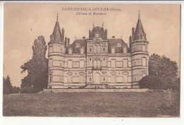 Carte France 58 - Saint Pierre Le Moutier - Château De Beaumont -  PRIX FIXE - ( Cd074) - Saint Pierre Le Moutier