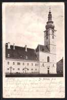 AK St. Pölten /N.-Ö., Ansicht Der Domkirche  - Autres & Non Classés