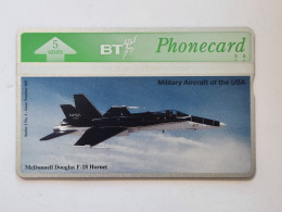 United Kingdom-(BTG-321)-Military Aircraft Of USA-(1)-(299)(5units)(406B58228)(tirage-600)price Cataloge-10.00£-mint - BT Emissioni Generali