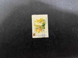 2-5-2024 (stamp) Australia - 1 Used 35 Cent - Christmas Stamp (with Perforation - Hole - Perfins) - Gebruikt