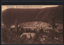 AK Bad Bertrich, Blick Vom Schweizerhaus Auf Die Kath. Kirche  - Bad Bertrich