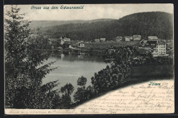 AK Titisee /Schwarzwald, Ortsansicht Mit See Aus Der Vogelschau  - Other & Unclassified