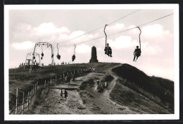 AK Feldberg /Schwarzwald, Sessellift Mit Bismarckturm  - Feldberg